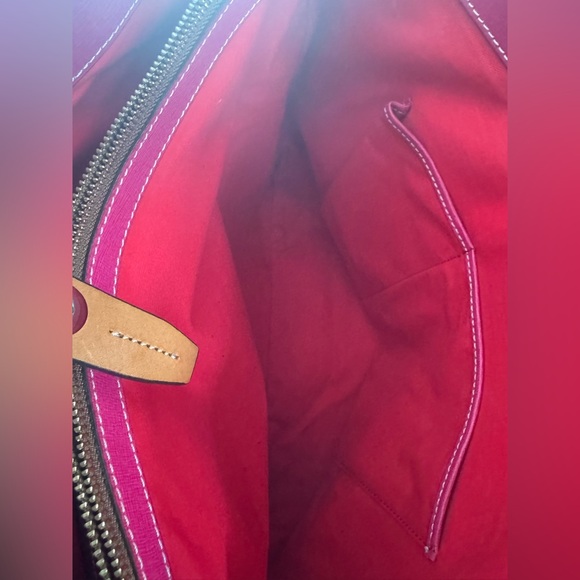 Dooney & Bourke Black and Tan Tote Bag + Dust Bag - Picture 5 of 12